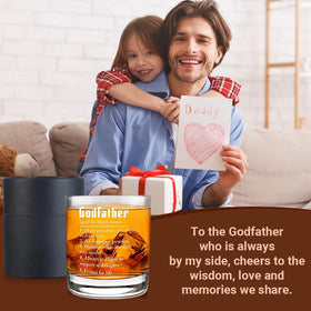 Wrappiness Fathers Day glass, durable keepsake for cheers.