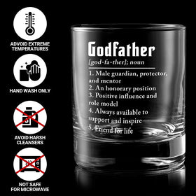 Wrappiness Godfather proposal gift in elegant presentation.