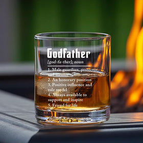 Wrappiness old-fashioned bourbon glass enhances whiskey sipping.