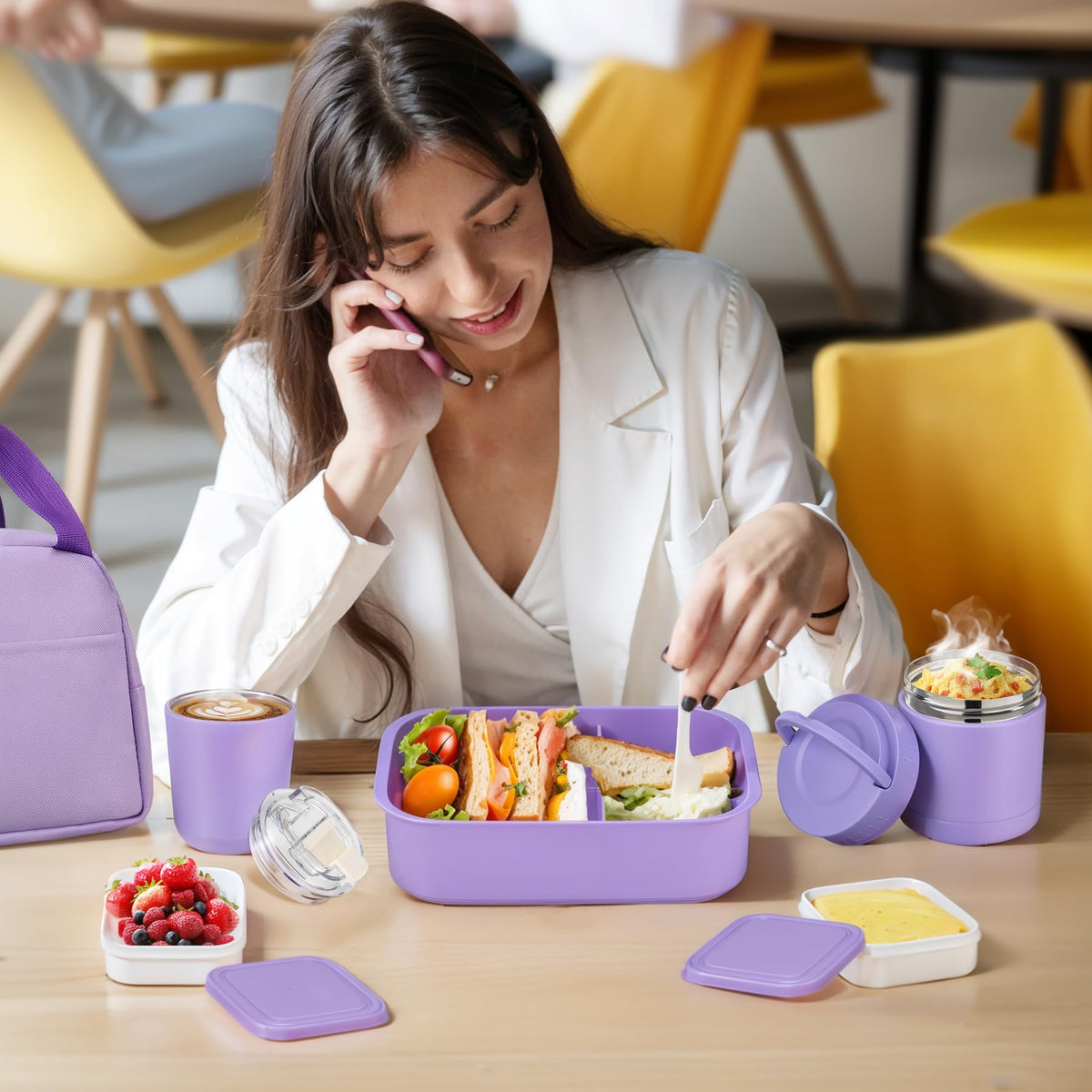 WyfKyd microwave-dishwasher safe bento for quick reheats and cleanup.