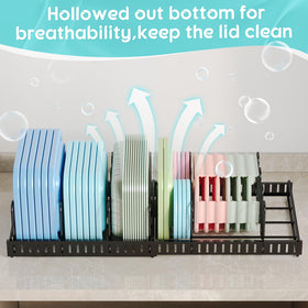 Expandable width adapts from 11.8 to 22.4 inches for flexible fit.