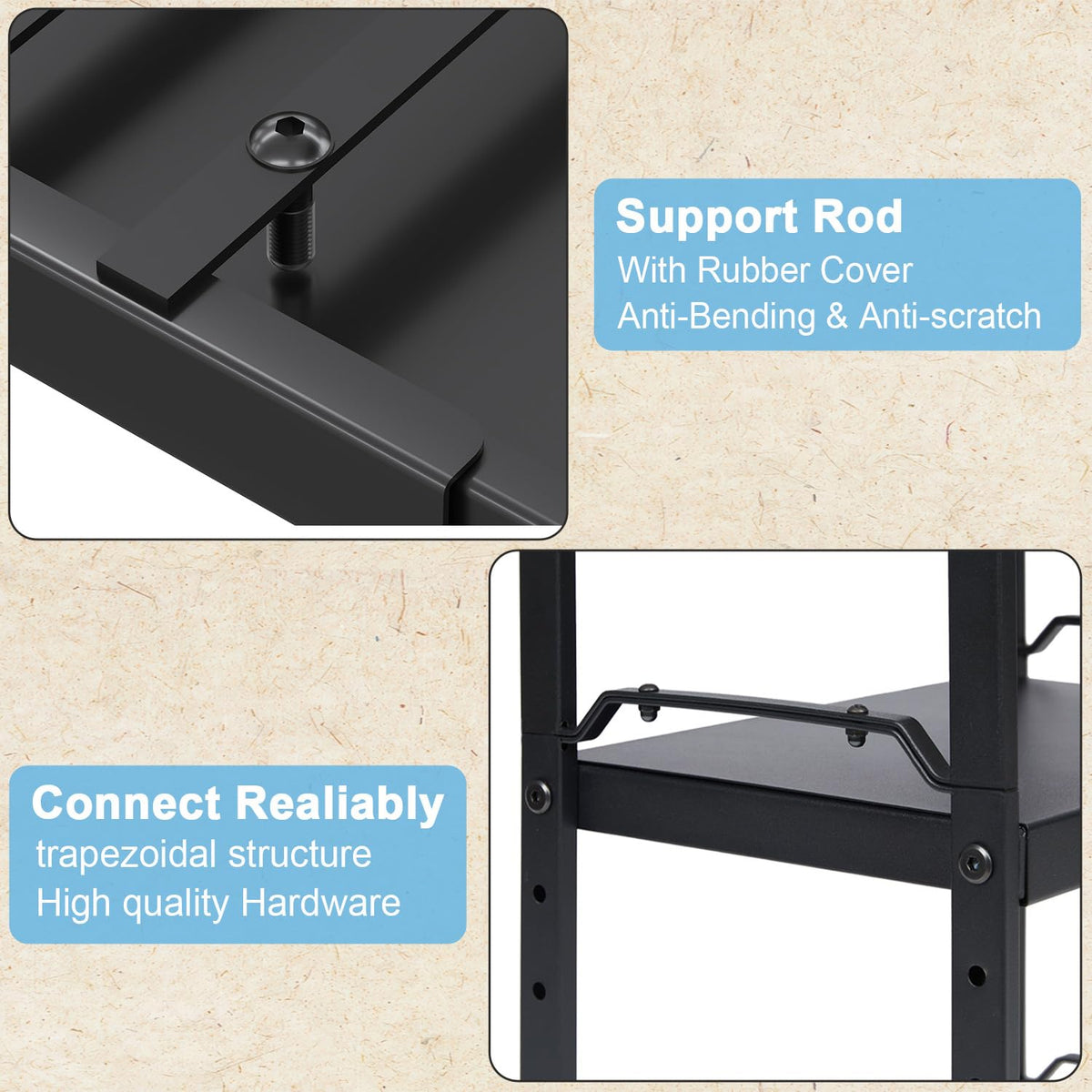 X-cosrack small cupboard top organizer maximizes compact storage.