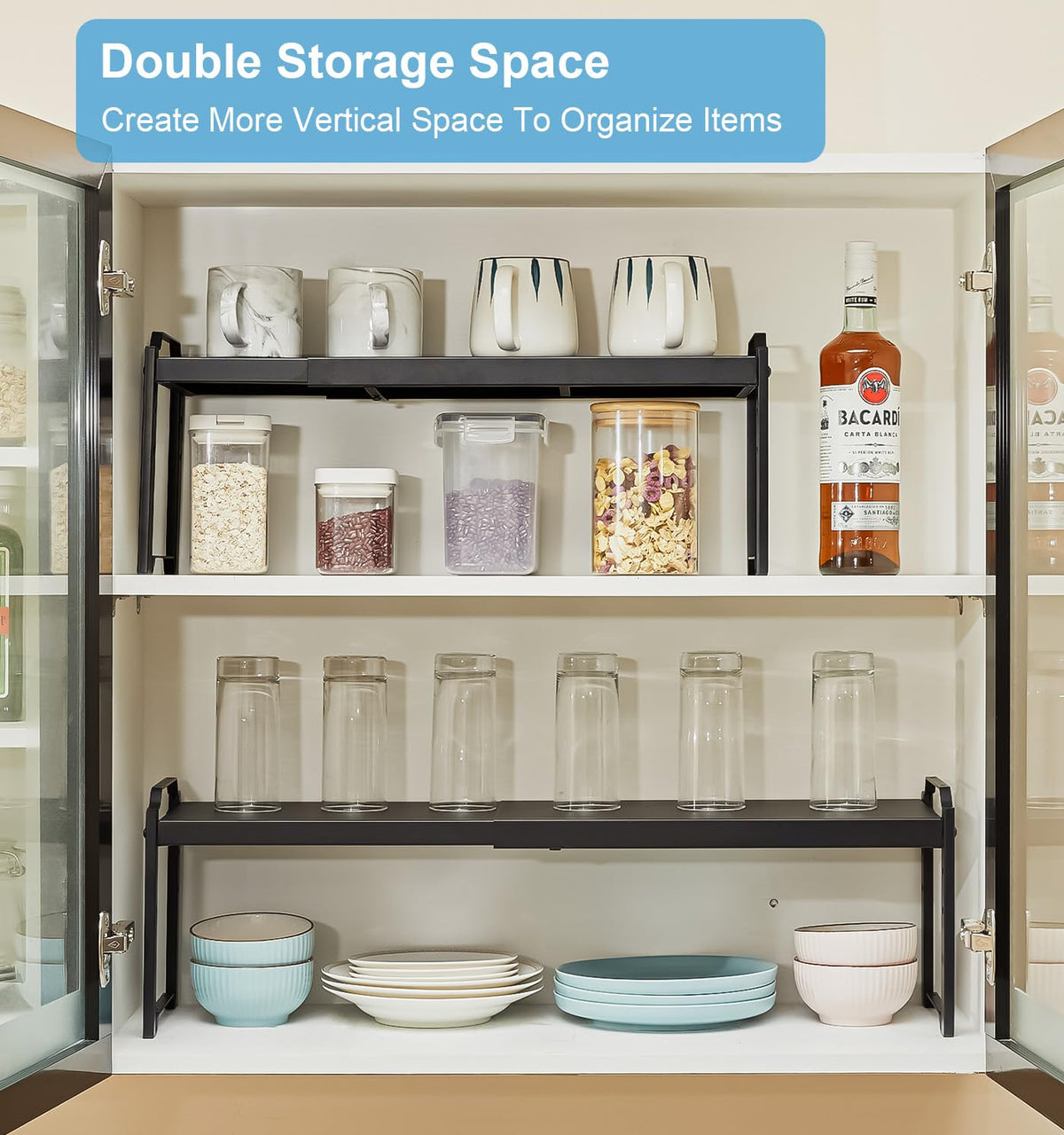 X-cosrack smooth surface design prevents snagging and makes cleaning easy.