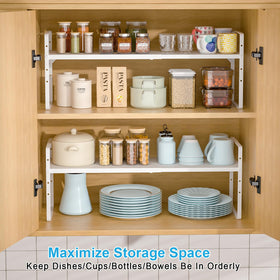 X-cosrack stackable design maximizes vertical kitchen storage space