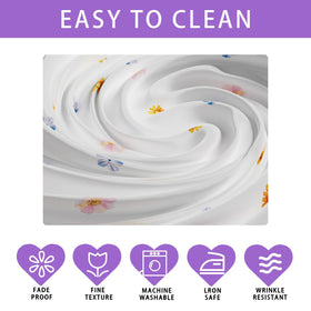 XCHI washable tablecloth cleans easily after celebrations.