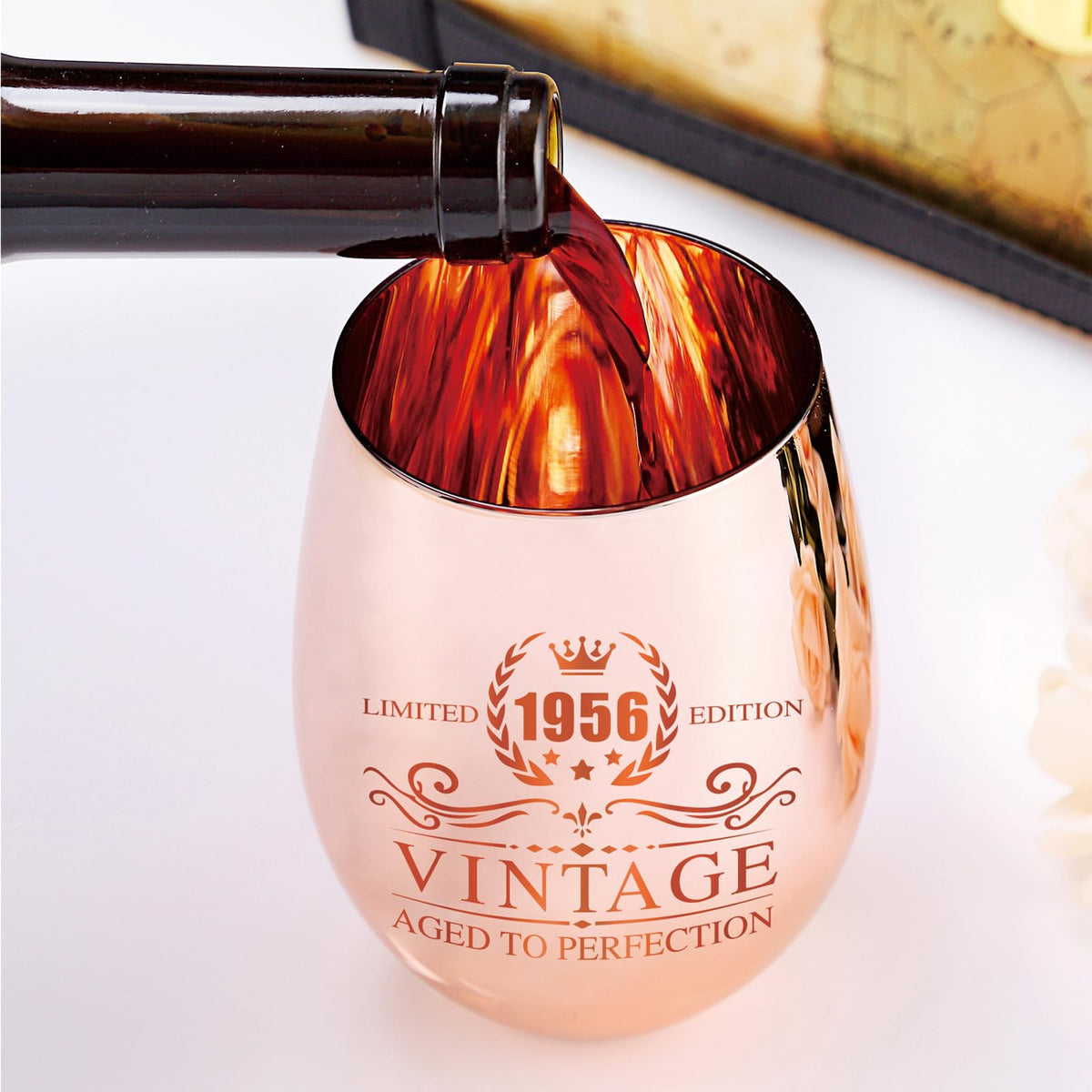 Xilaxila copper tone plated detailing adds shine for special occasions.