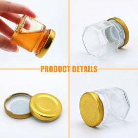 XING-RUIYANG gold lids and bee pendants add tasteful gift-ready detail.