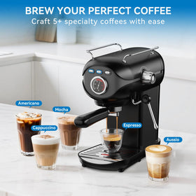 XIXUBX auto-preheat feature and quick pull-times for efficient home brewing