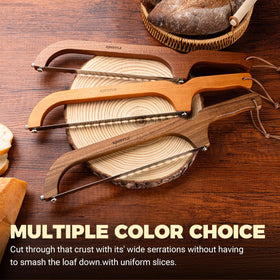 XJHEYLZ wooden bow-design cutter in natural wood.