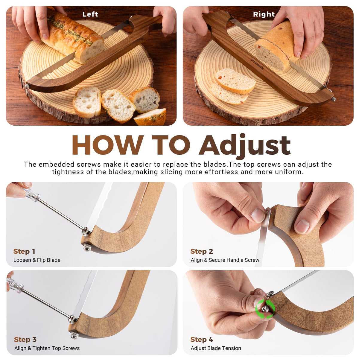 XJHEYLZ wooden bow handle design adds control and style.
