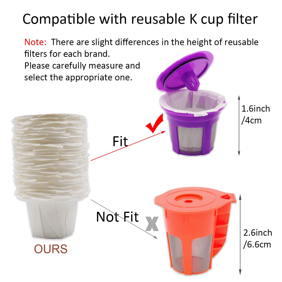 XMCOSOCS compact filter paper enables easy cleanup after brewing