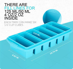 Xomoo meal-prep cubes ideal for batch freezing and reheating