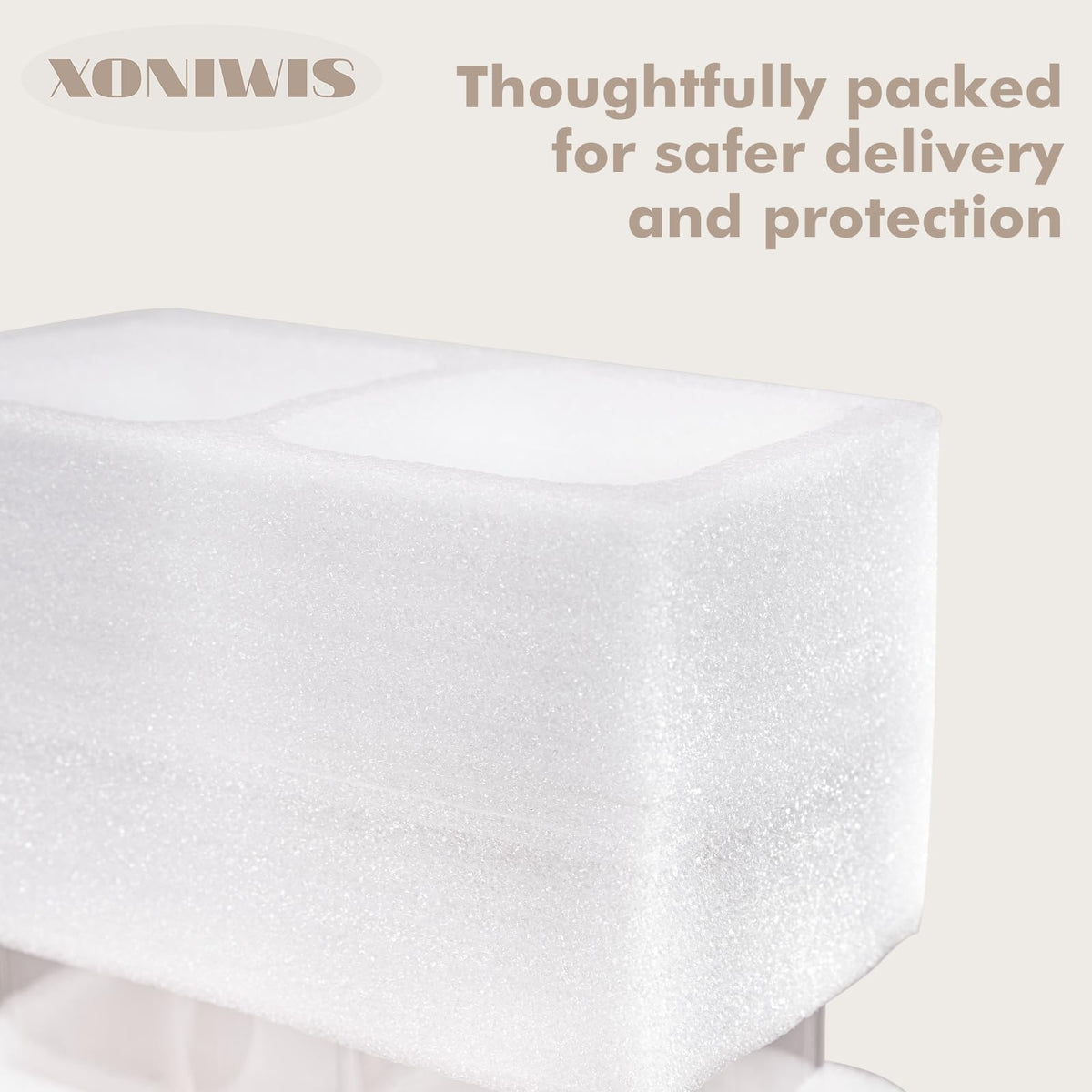 Xoniwis multipurpose jars suit pantry, cosmetics, or bathroom storage needs.