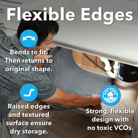 XTreme Mats easy-install, quick-clean under-sink solution.