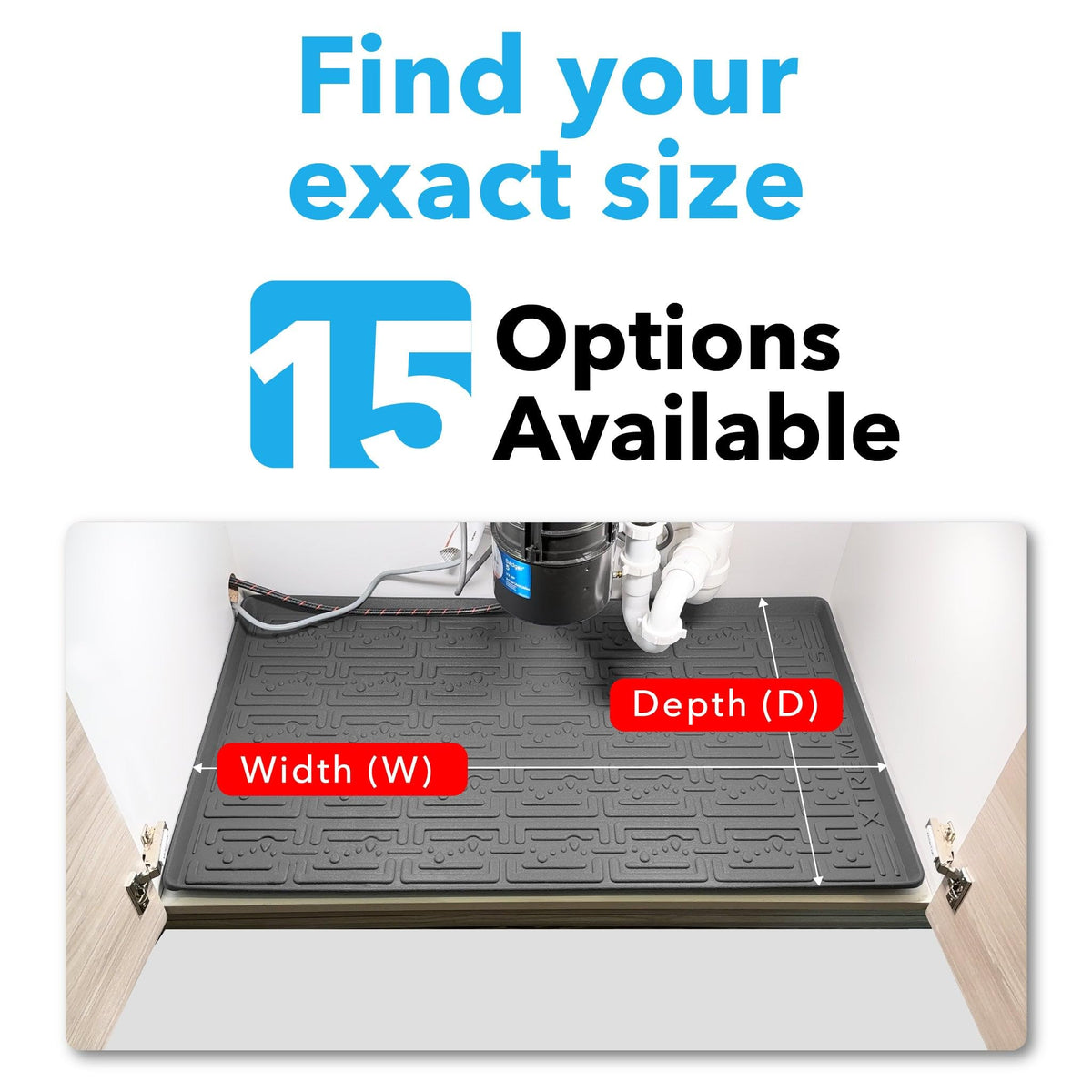 XTreme Mats raised-side walls keep liquids contained.