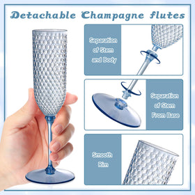 XUWAIDSGN detachable stem design enables thorough cleaning and compact storage.