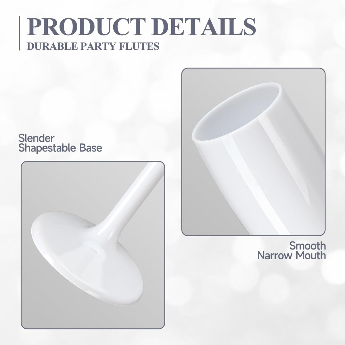 XUWAIDSGN plastic champagne cup unbreakable and ideal for family gatherings