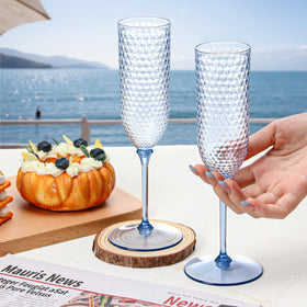 XUWAIDSGN reusable champagne flutes; ideal for parties and toasts