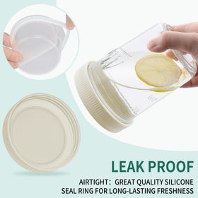 Xyptorix lid with silicone seal preventing leaks during transport