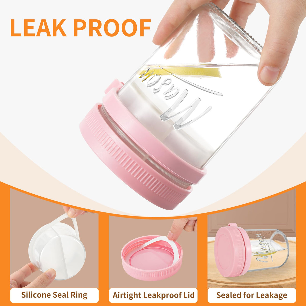 Xyptorix jars feature measurement markings for simple portion control.