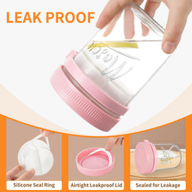 Xyptorix jars feature measurement markings for simple portion control.