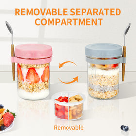 Xyptorix glass mason jars with airtight lids for freshness and long-lasting storage.