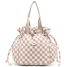 Yarnic cheetah lunch bag front view shows compact size for daily meals.