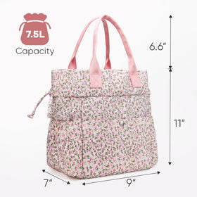 Yarnic lunch bag open compartment showing easy packing access