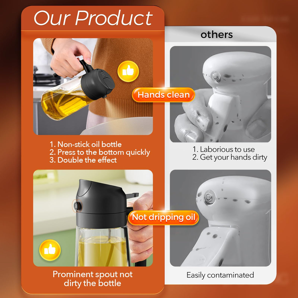 YARRAMATE precise oil control for measured portions