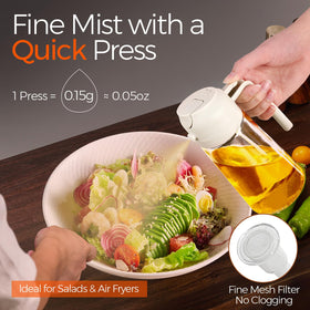 YARRAMATE glass oil bottle highlighting food-grade materials