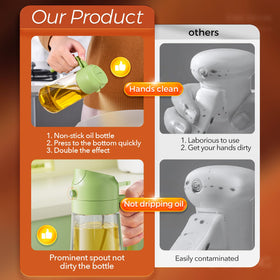 YARRAMATE spray bottle delivering precise oil control during cooking