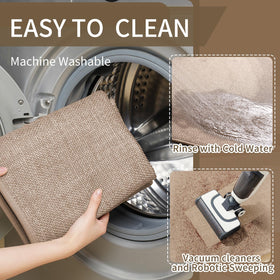 YDKGL braided surface kitchen mat highlights durable texture and comfortable footing