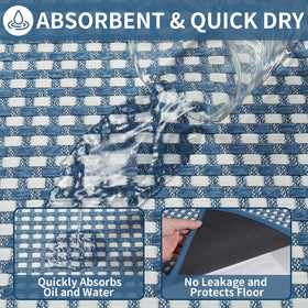 YDKGL rug built for high-traffic use in kitchen spaces