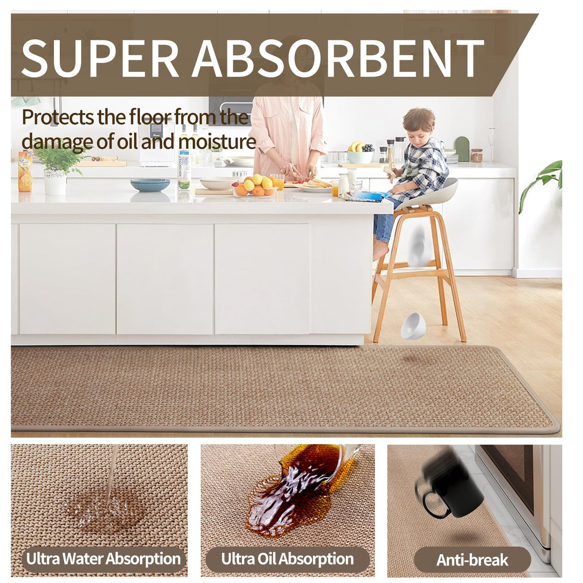 YDKGL soft linen-like surface provides comfortable foot support during prep