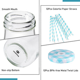 YEBODA colorful lids aid easy customization at events.
