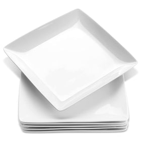 Yedio porcelain square plate 8.4 inches for versatile serving, durable construction.