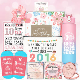 YENCHORN 10th birthday tumbler for daily drinks and party refreshment.