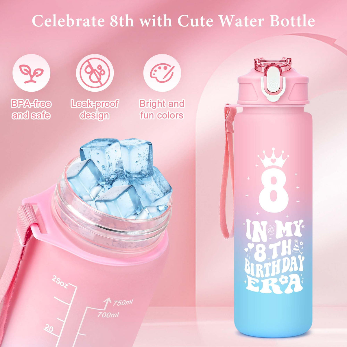 YENCHORN birthday socks add playful comfort to her 8th celebration.
