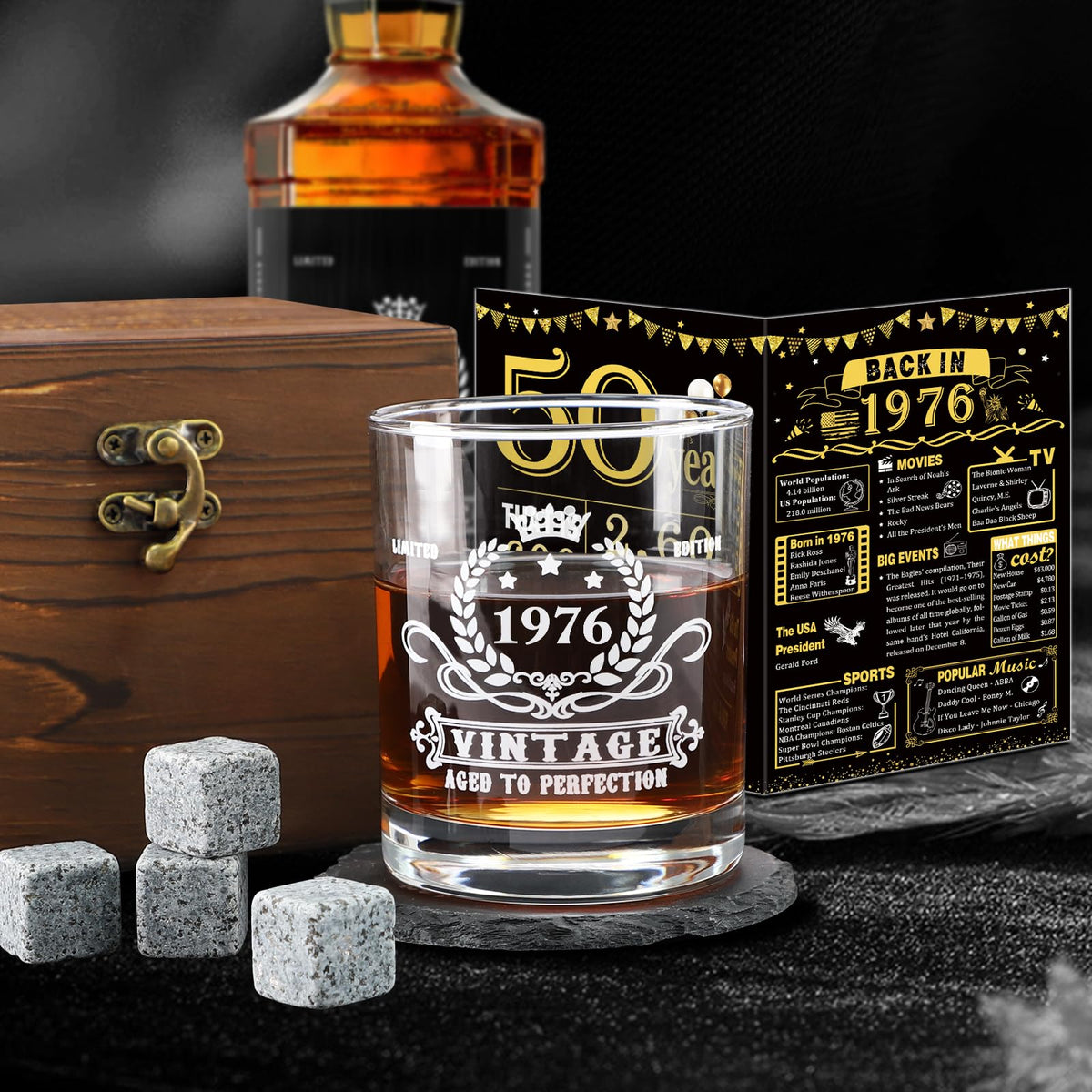 YeohJoy natural granite stones chill drinks without dilution