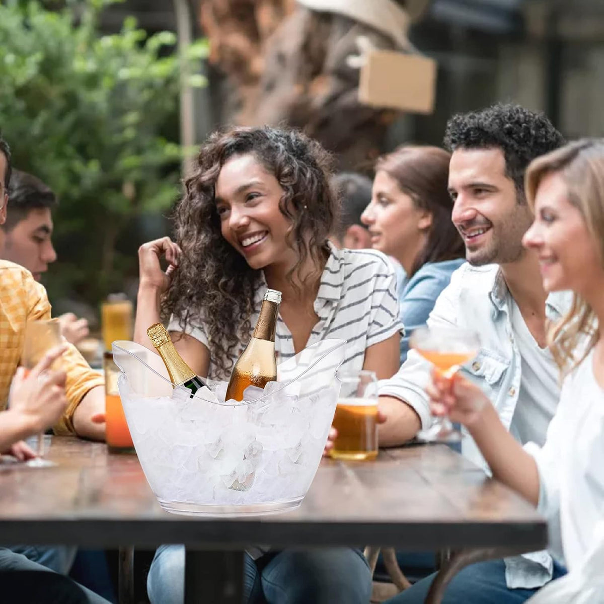 Yesland mimosa bar-ready bucket elevates presentation and serving.