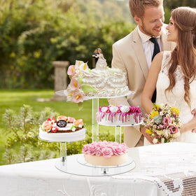 YestBuy dessert display stand clear acrylic enhances wedding desserts