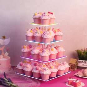 YestBuy easy-assembly cupcake stand simplifies setup for events.