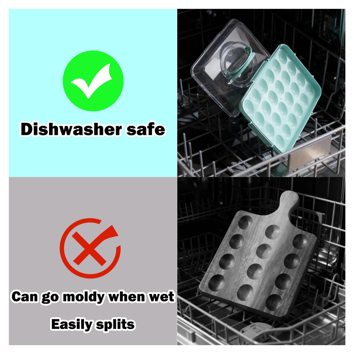 YETESON transparent lid view shows contents clearly at a party or fridge.