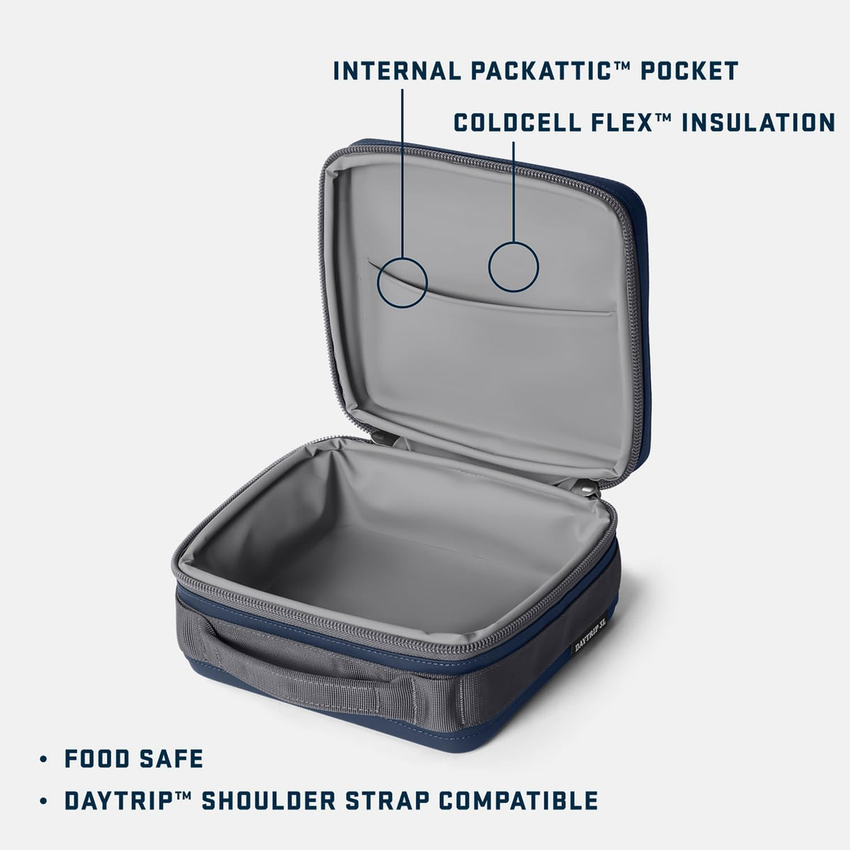 YETI Daytrip 3L with insulation layer visible for cold meals