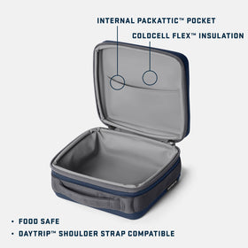 YETI Daytrip 3L cooler side pocket stores utensils and napkins.