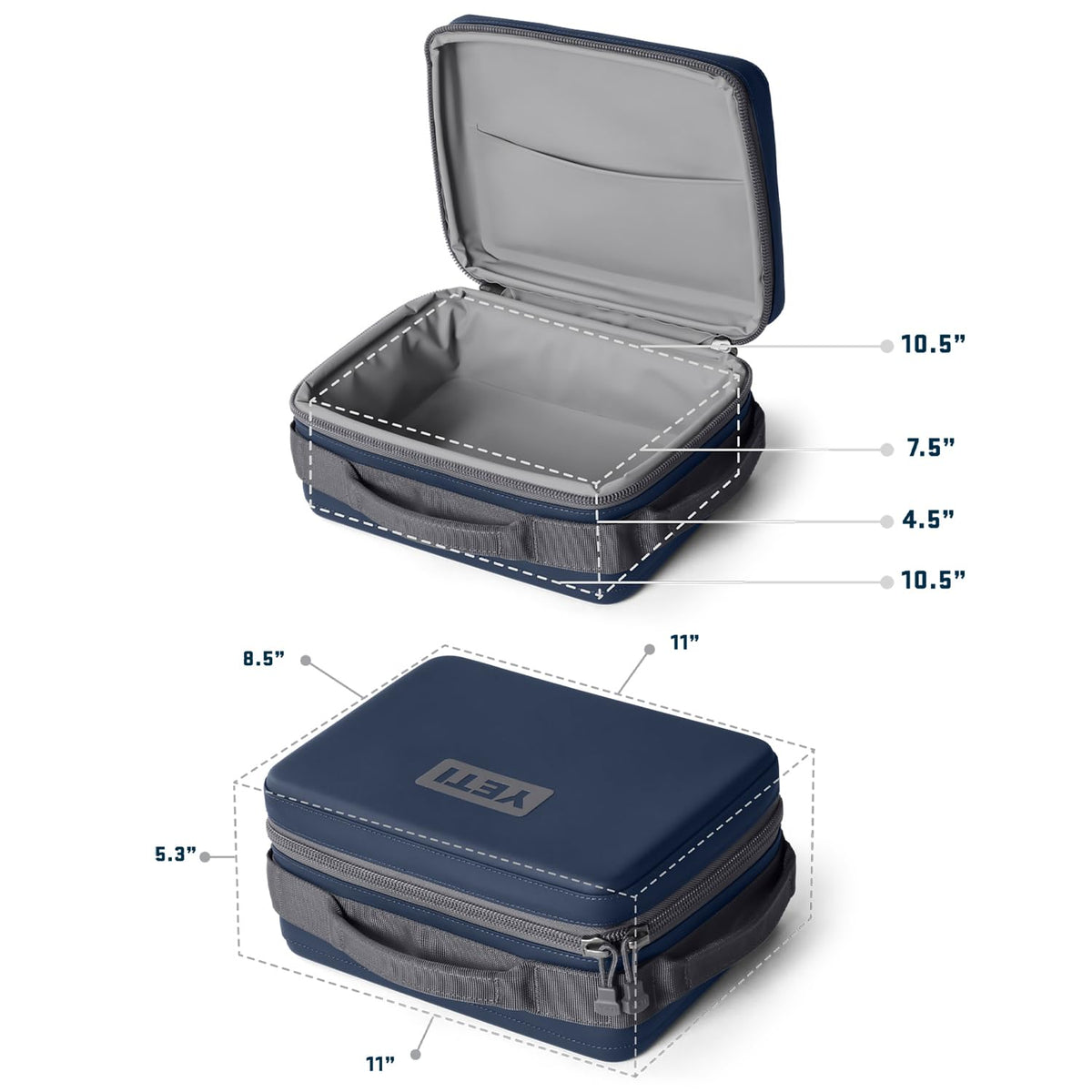 YETI Daytrip 5L cooler insulated interior preserves freshness on outings.