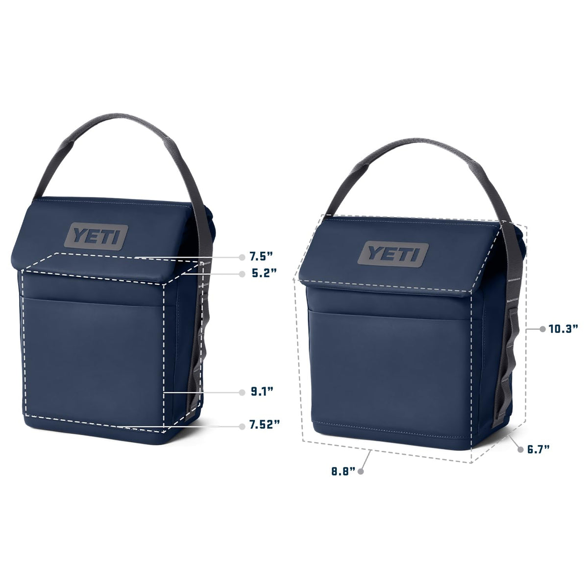 YETI Daytrip 6L capacity fits multiple meals or snacks.
