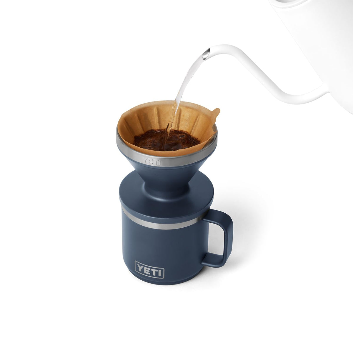 YETI Pour Over accessory fits Rambler cups for spill-free backcountry pours