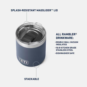 YETI Rambler Lowball 2.0 is dishwasher safe for easy cleanup