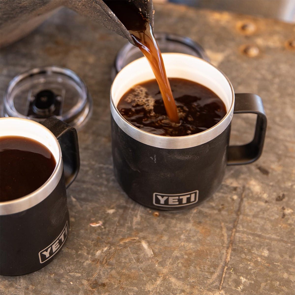 YETI Rambler 14 oz MagSlider lid enables easy one-handed access